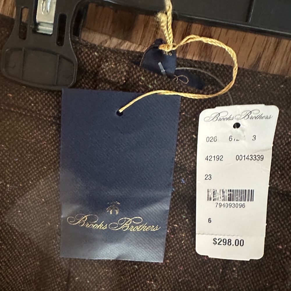 Brooks Brothers Italian Wool Trousers - Picture 3 of 6